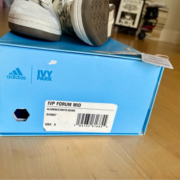 Ivy Park x Forum Mid 'Icy Park - Cream White' EU size 38 2/3. - Picture 11 of 11